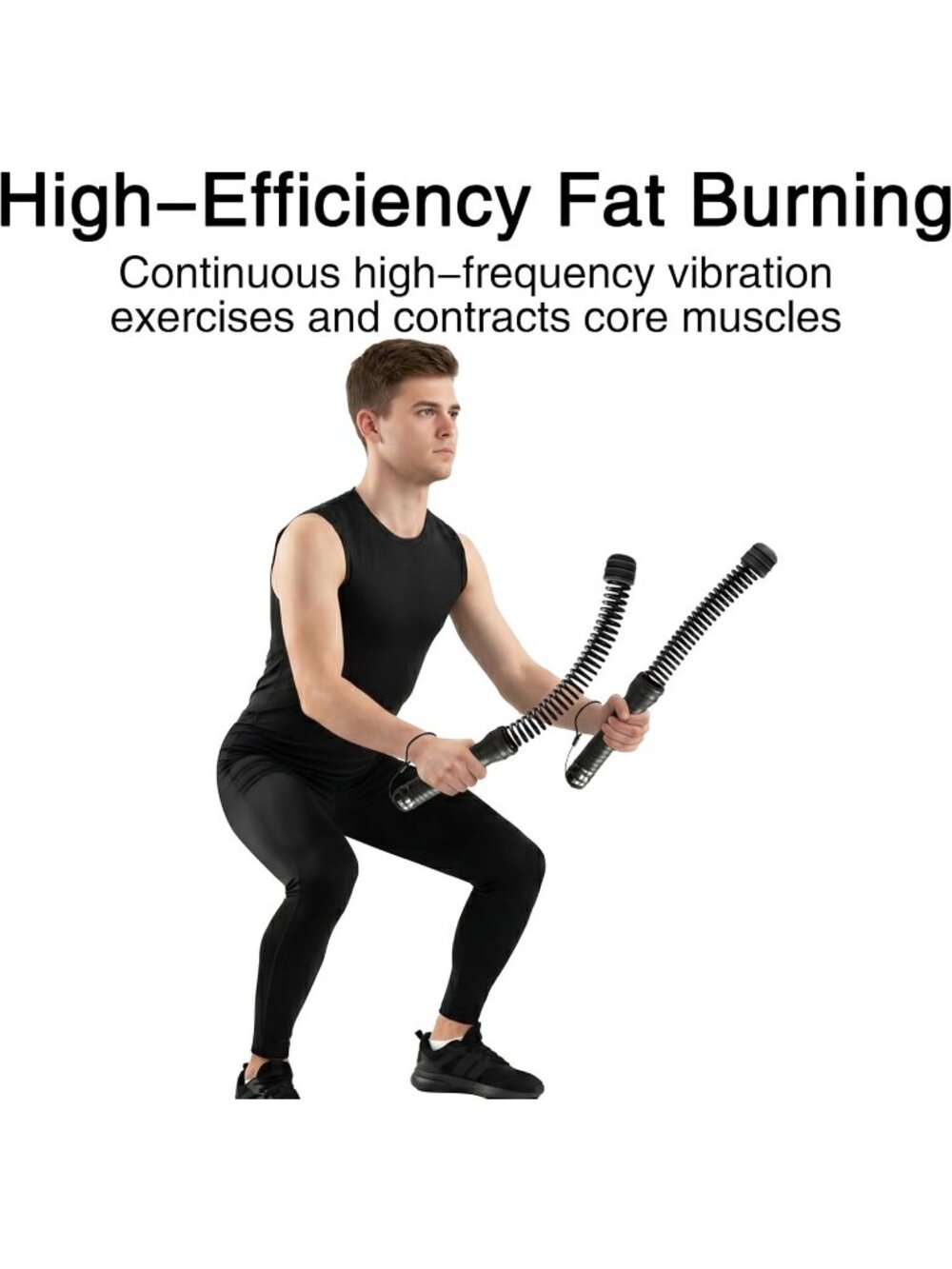 2Pcs Weighted Rope less Battle Ropes, Heavy Duty Portable Cordless Battle Ropes - Picture 4 of 4